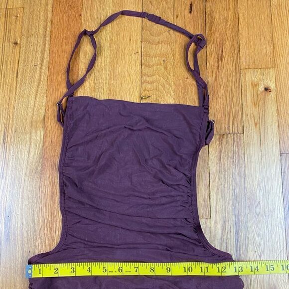 🪦 NWT Tick Tock Mesh Mini Dress chocolate size medium - Picture 6 of 9